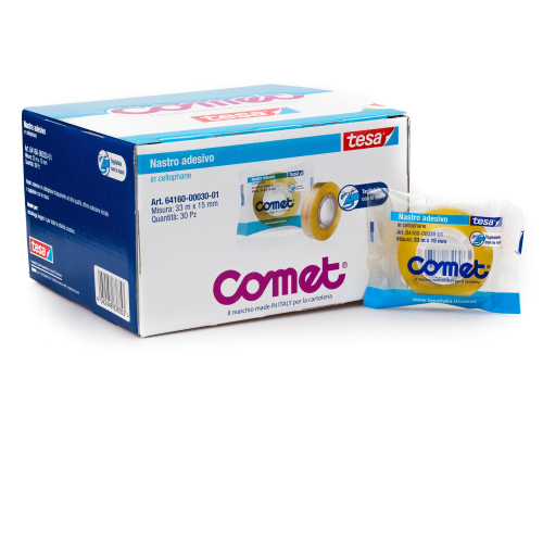 COMET NASTRO ADESIVO 15MMx33M CONF. 30 Pz.